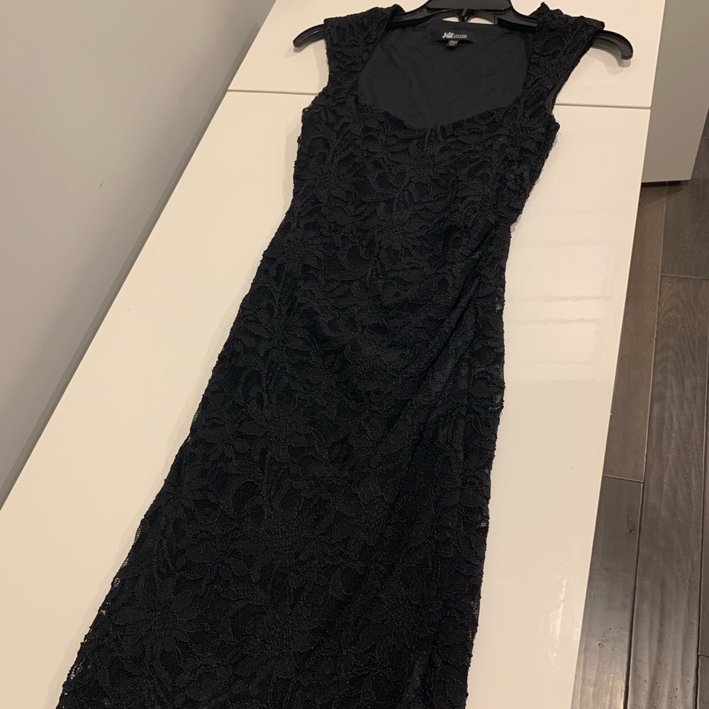 Dillard’s Black Bodycon Lace Midi Dress